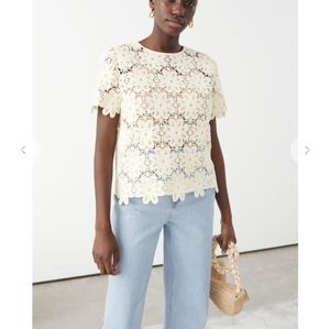 NWT crochet top other stories